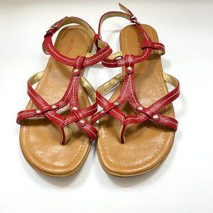 Red Cabrizi Sandals